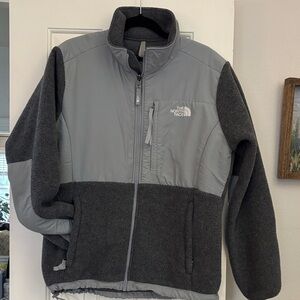 The North Face Women’s Gray and Charcoal Denali Jacket